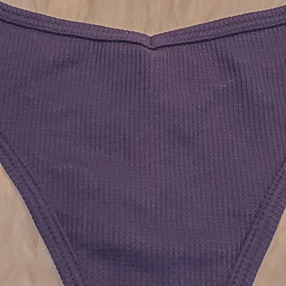 Pink Victoria's Secret Cotton High-Leg Thong Panty - Picture 4 of 6